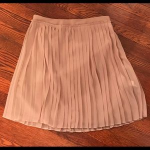 Lauren Conrad Blush Dusty Rose Pleated Skirt 8